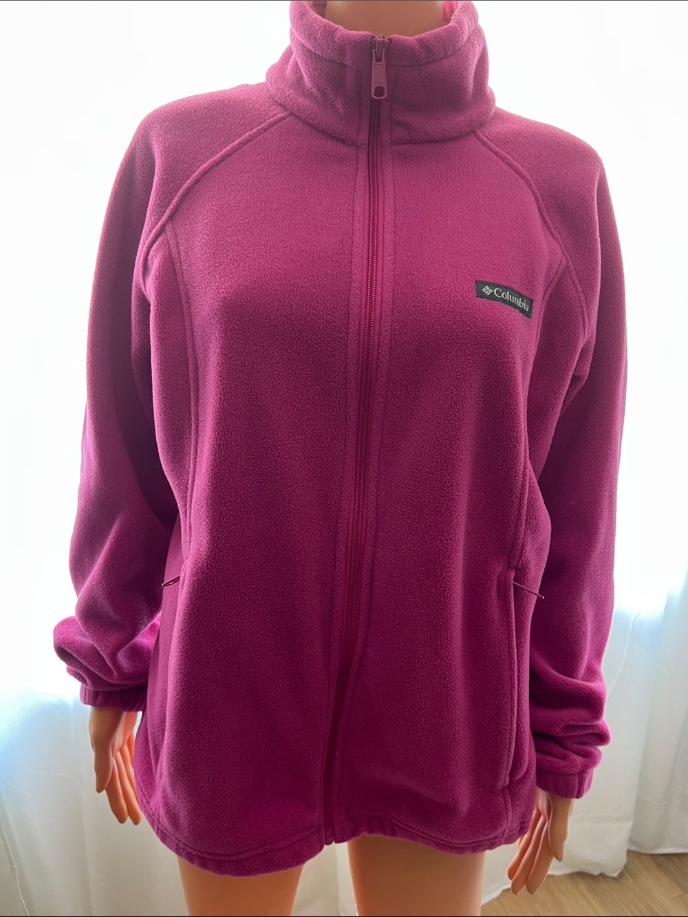 Columbia Women's Full Zip Benton Fleece Jacket - Magenta